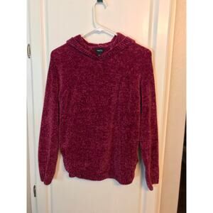 Rue 21 pink soft hooded pullover sweater